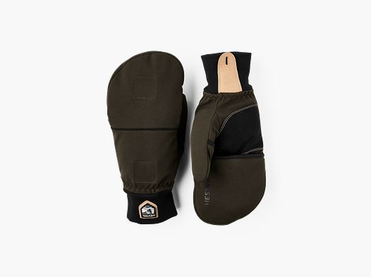 Hestra Mittens Windbreaker Pull Over - Dark forest-8