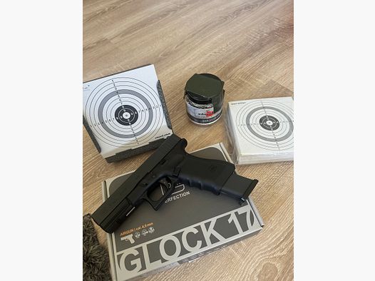 Glock 17 Airgun Gas + Zubehör 