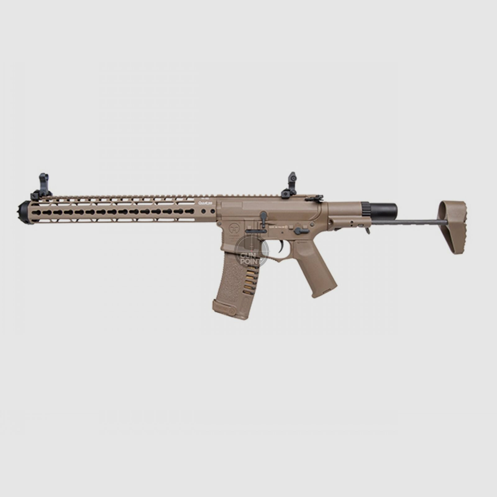 Softair - Gewehr - ARES - Amoeba M4 016 EFCS S-AEG dark earth - ab 18, ber 0,5 Joule