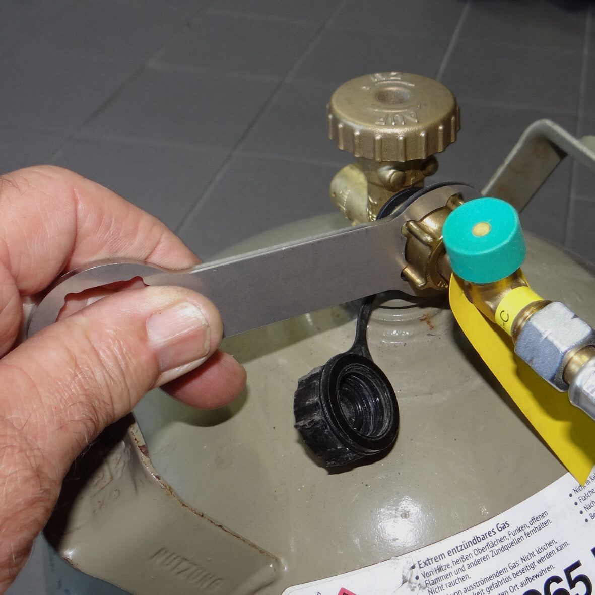 Gasflaschenschlüssel Tool für Gasregler, Bild 3 von 4