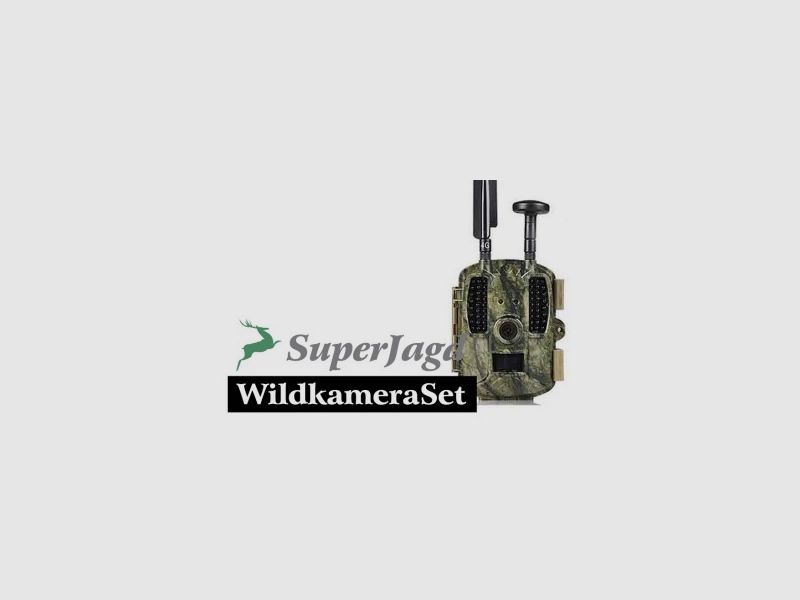 SuperJagd Wildlife Camera Set 4 with Balever LTE 4G Camera