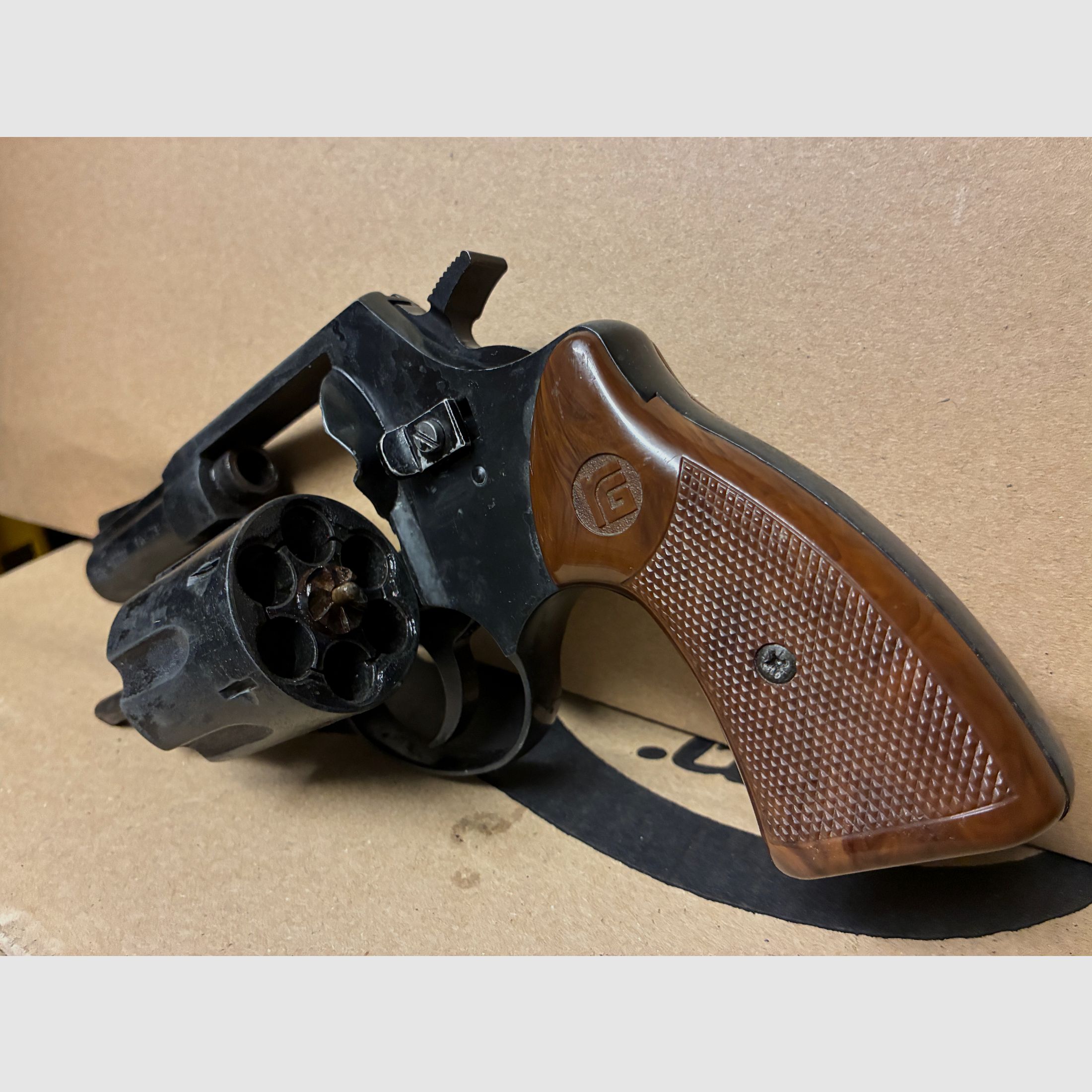 Röhm RG 79 9mm blank cartridge blank firing gas revolver gas pistol W. Germany PTB 341