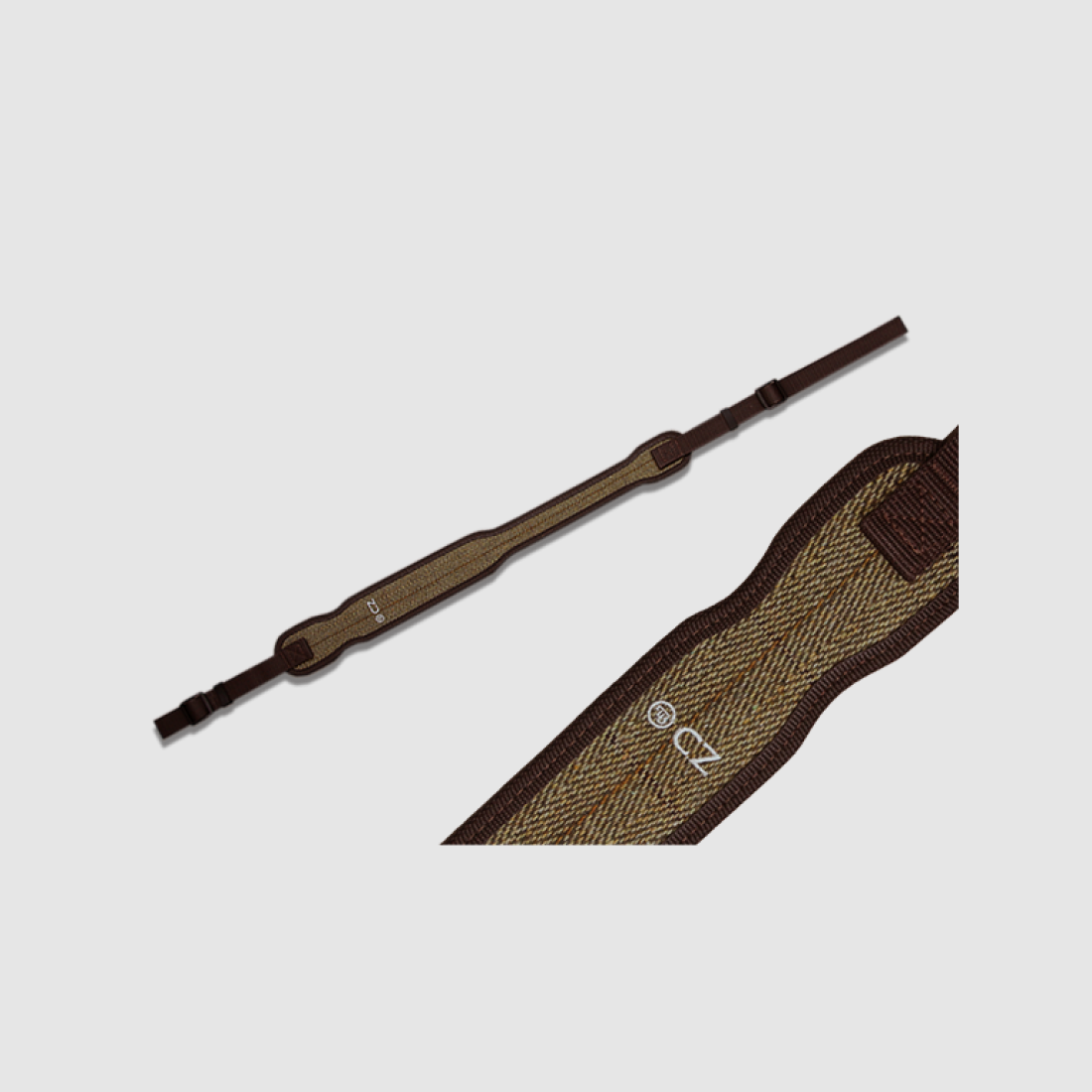 Cinghia per fucile CZ nylon / rubber - tweed