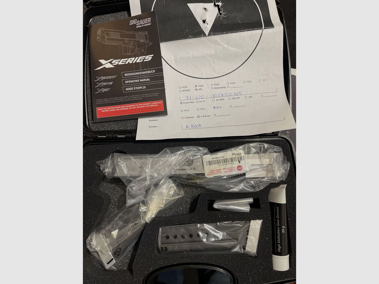 Sig Sauer P220 X-Six Wechselsystem (FABRIKNEU!!!)