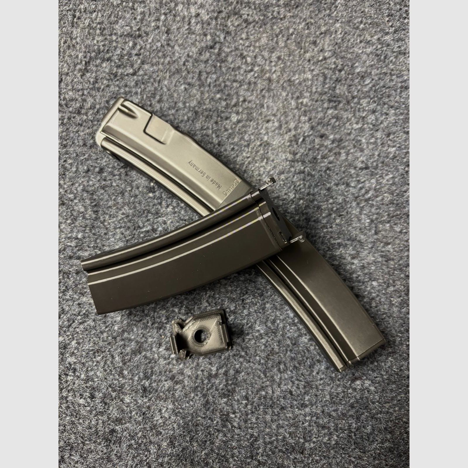 Griffverlängerung HK MP5 Magazin 30-Schuss Optik - NEU - SP5 SP5k PDW HK243 SL8 MR223 MR308 G28Z AR15 G3 MP5k Heckler & Koch