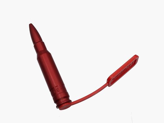 Cartouche à gaz en aluminium avec drapeau de sécurité - .308Win