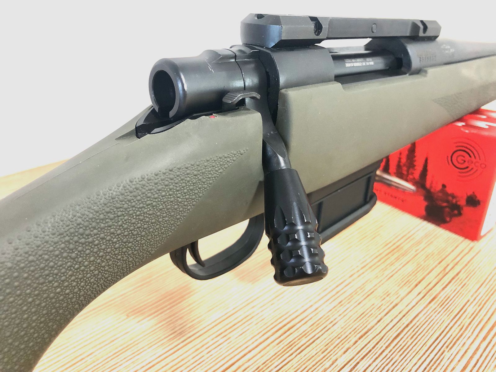 Howa 1500 repeating rifle, 308 Win. 18", Dentler, thread, magazine