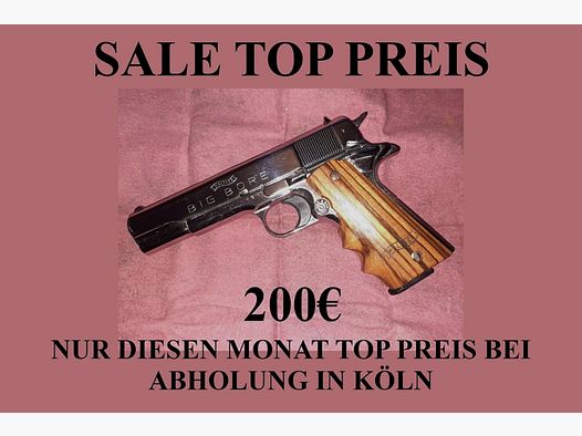 Walther Big Bore Chrome Colt 1911 Tausch gegen einen PIEXON JPX 6 mit Laser möglich!!! ✅