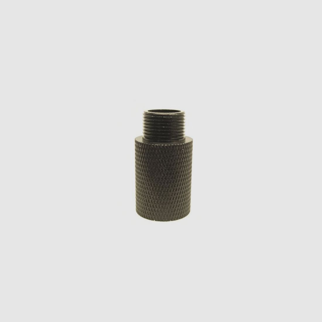 J-TAC external barrel extension 1 inch/ ~26mm, "Knurled