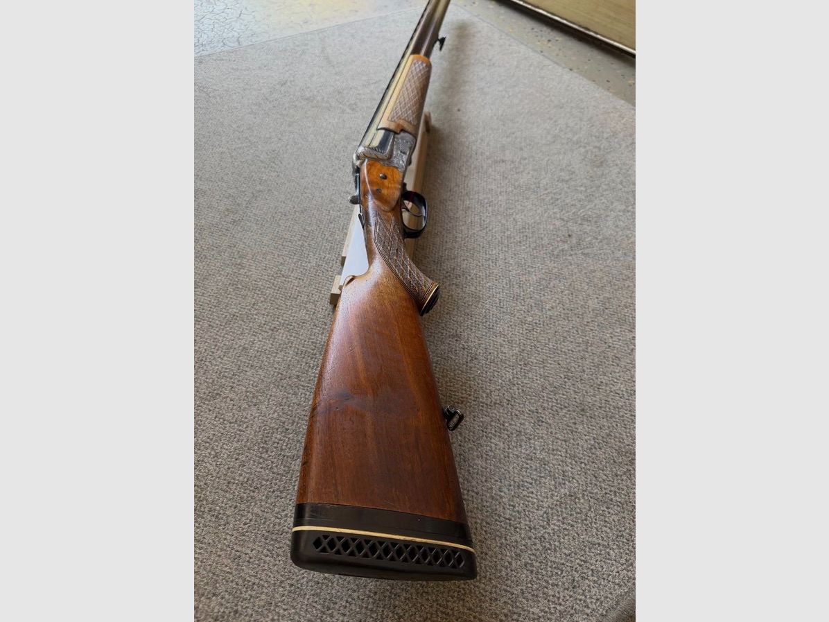 Heym Bockdoppelflinte mit Ejector 16/70, Bild 2 von 3