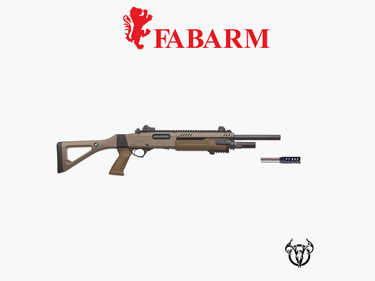 Escopeta de Corredera FABARM STF Compact Flat Earth Full-12×46-Inner HP Accuracy