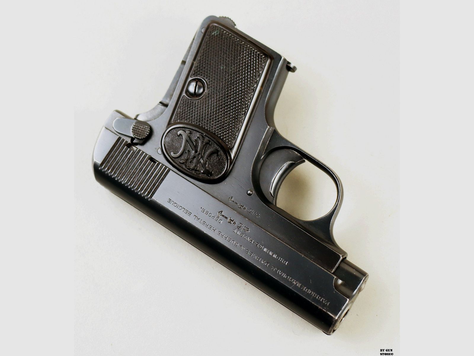 PISTOLE F.N. BROWNING MOD. 1906 CAL. 6,35 matr. 522551, image 5 sur 7