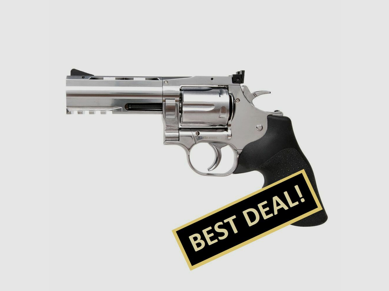 Dan Wesson 715 4" .177 Silber 4,5mm Druckluft Co2