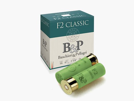Cartuchos de caza BASCHIERI & PELLAGRI (B&P) F2 CLASSIC 12 34G 4