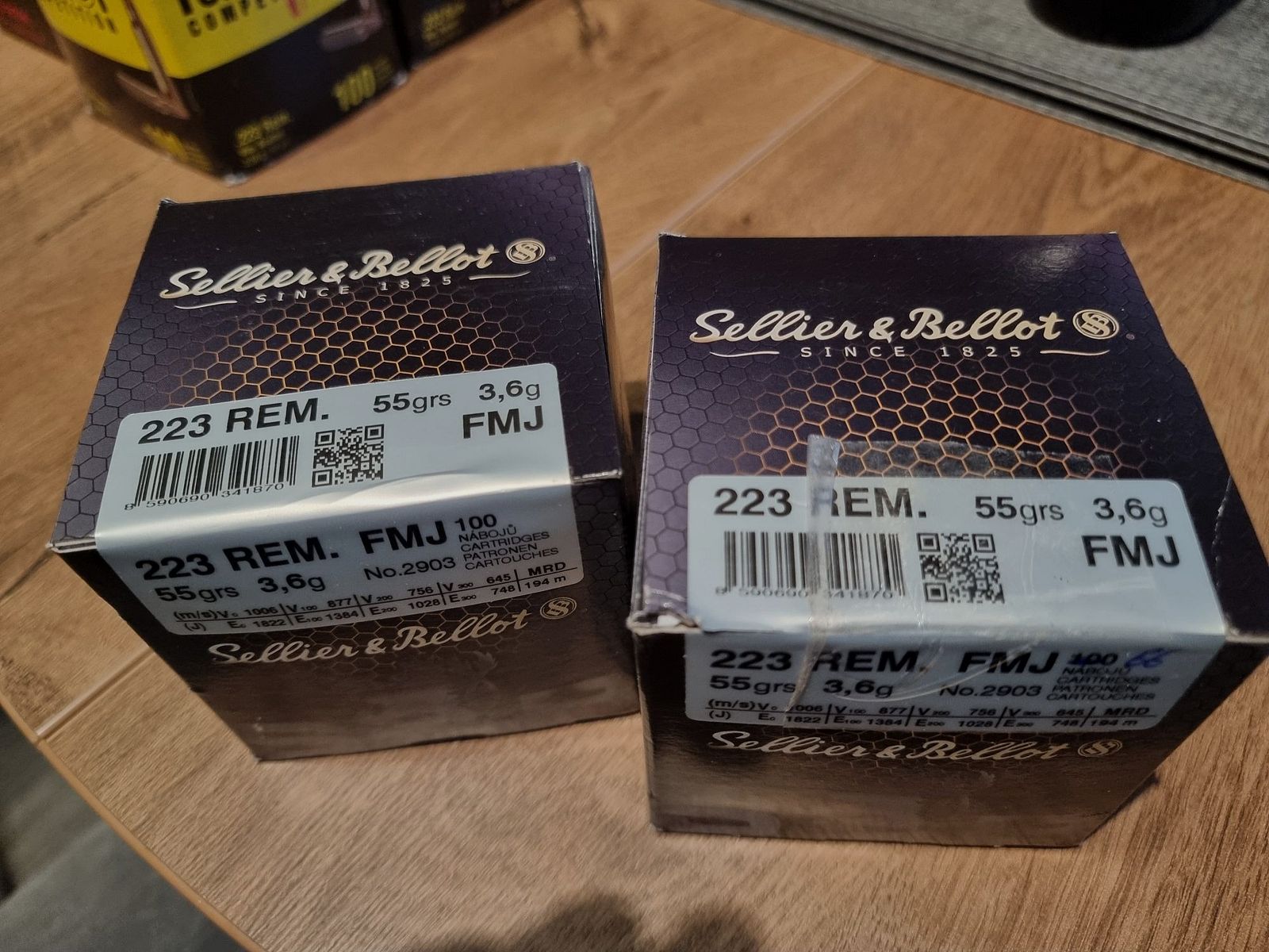 Munición .223 Remington 55gr FMJ - varios fabricantes - S&B Magtech IMI PMC PPU Lapua GGG Norma etc.