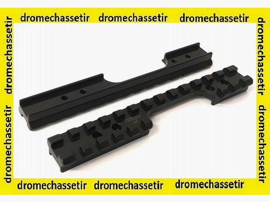 rail picatinny acier RUSAN pour carabine Anschütz 54 et 64 20moa