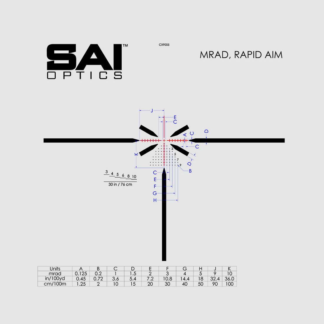 SAI visor 6 1-6×24 Negro, imagen 4 de 4