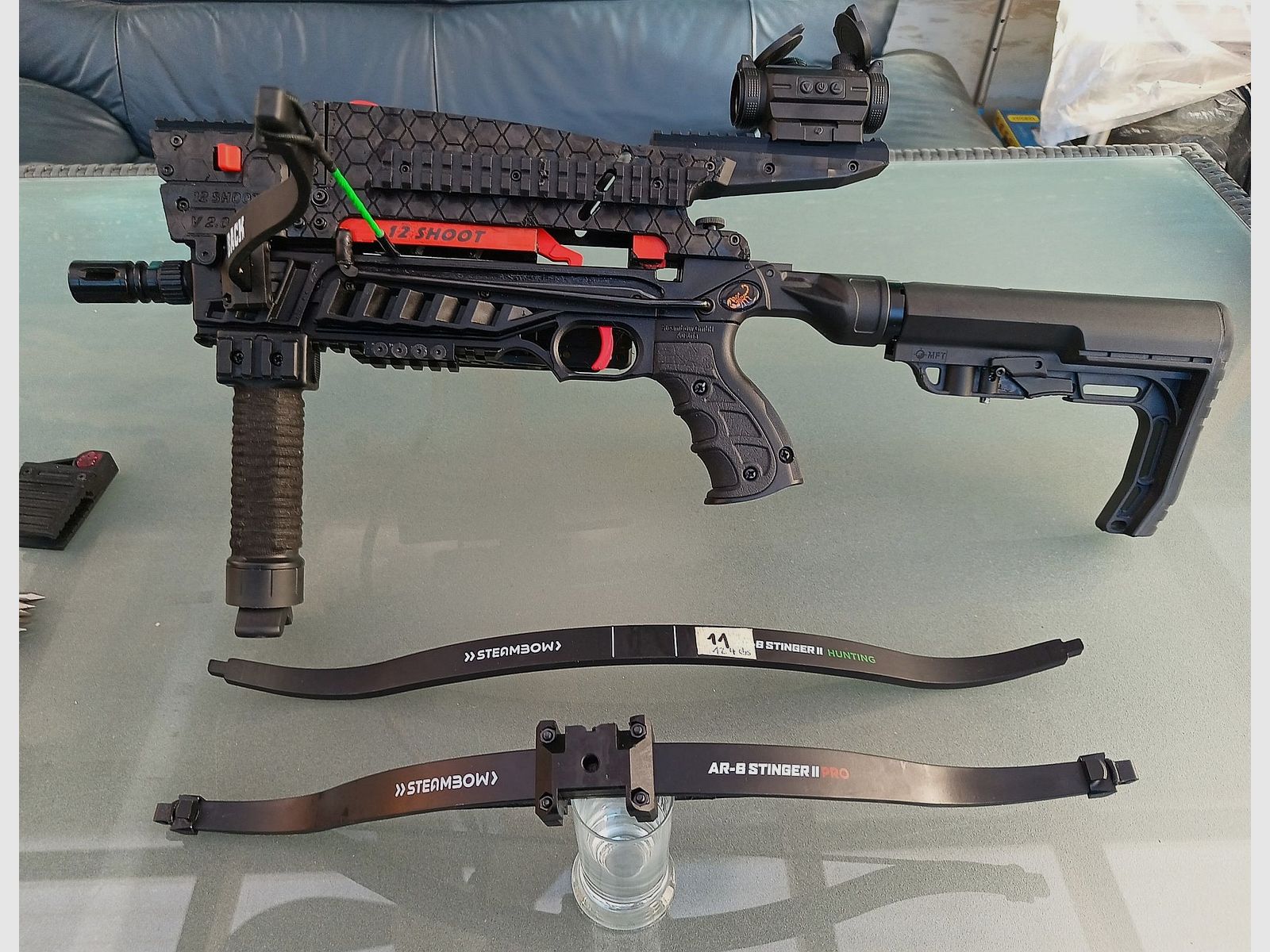 Steambow  Stinger 2 Armbrust Komplettset zu verkaufen