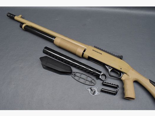 Winchester Repetierflinte, SXP Extreme Dark Earth Defend, Lauflänge 46cm, Kal. 12/76 Magnum, Neuware