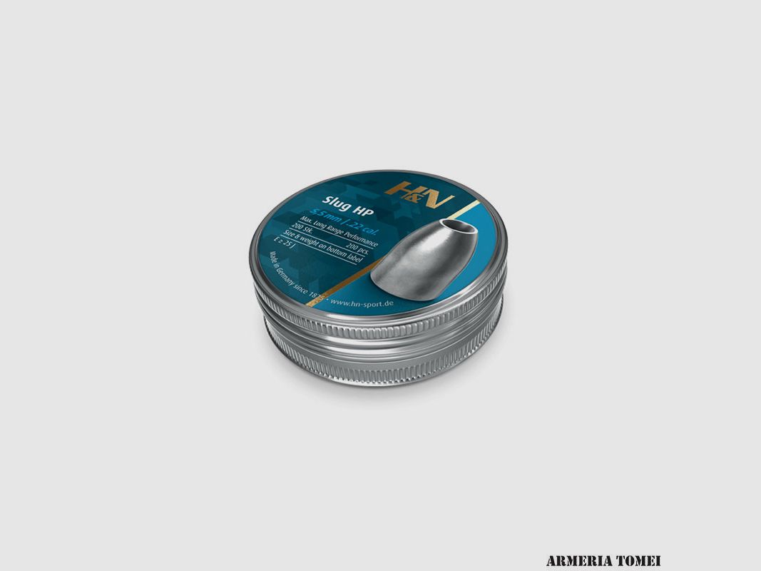 BALAS AIRE COMPRIMIDO – H&N DIABOLO SLUG HP 5.5MM .218 30gr & 25J (CONF. 200 PZ), imagen 1 de 2