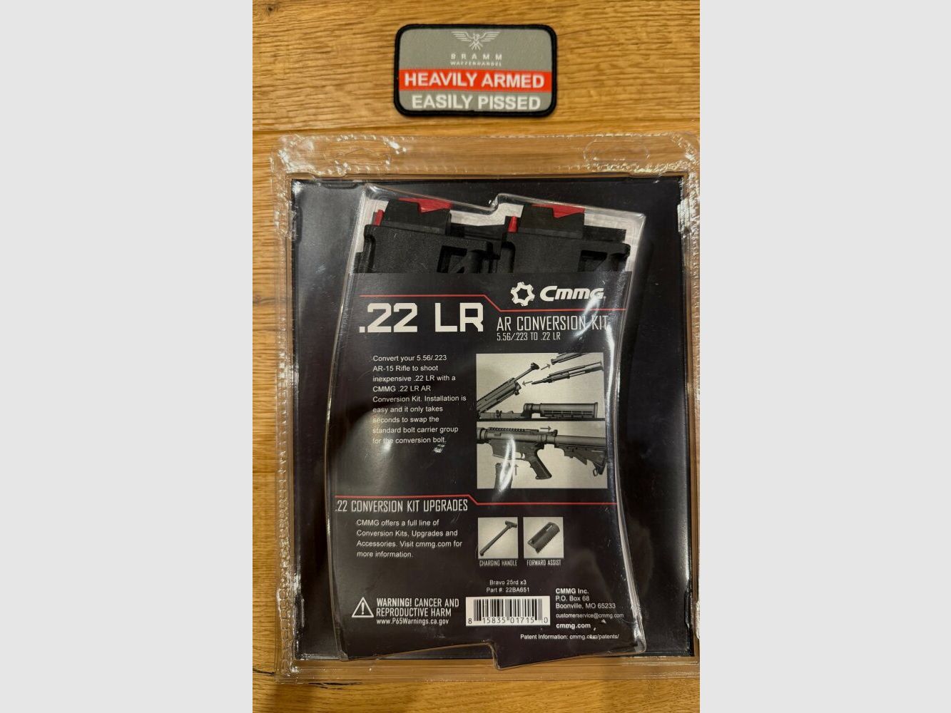 CMMS AR-15 Wechselsystem / Einstecksystem BRAVO .22lr