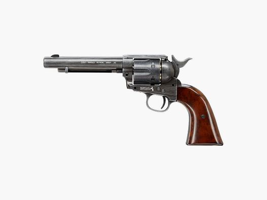 Colt Single Action Army 45 Antique Finish 4.5 mm Diabolo Air Pressure Revolver