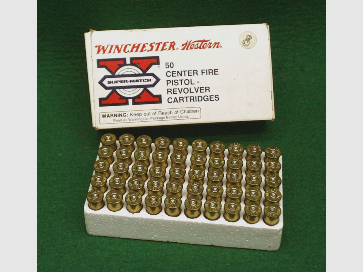 Winchester łuski .38 Special, używane