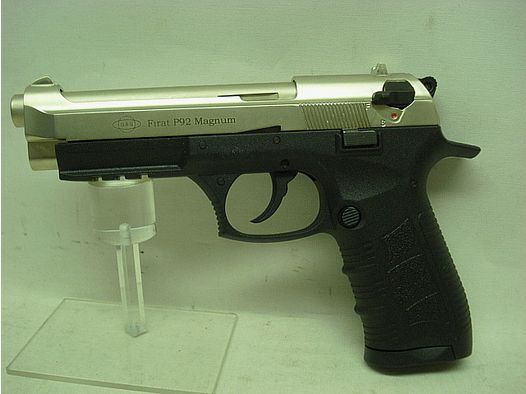 Firat P92 Magnum Kal.9mmPAK - nikkel, 17 schoten