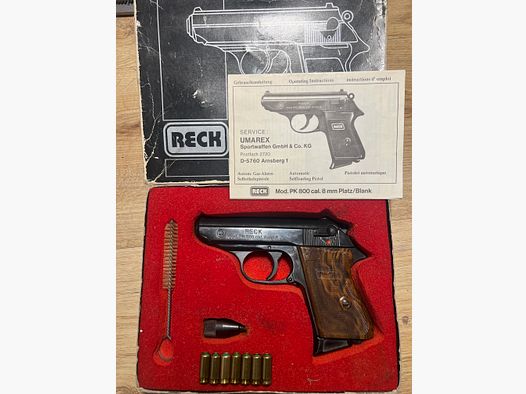 RECK PK 800, PTB 169/2, Fullset.