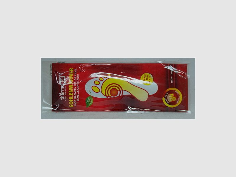 Thermopad Sohlenwärmer 42-43 - 8 Stunden,1 Paar, max.45Grad