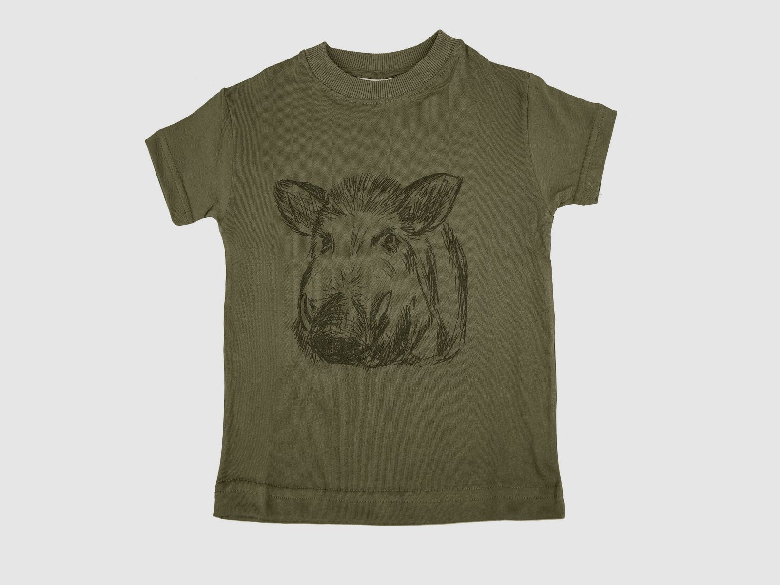 T-shirt pour enfants Hubertus tête de sanglier