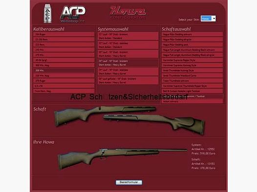 Der HOWA 1500 Konfigurator!