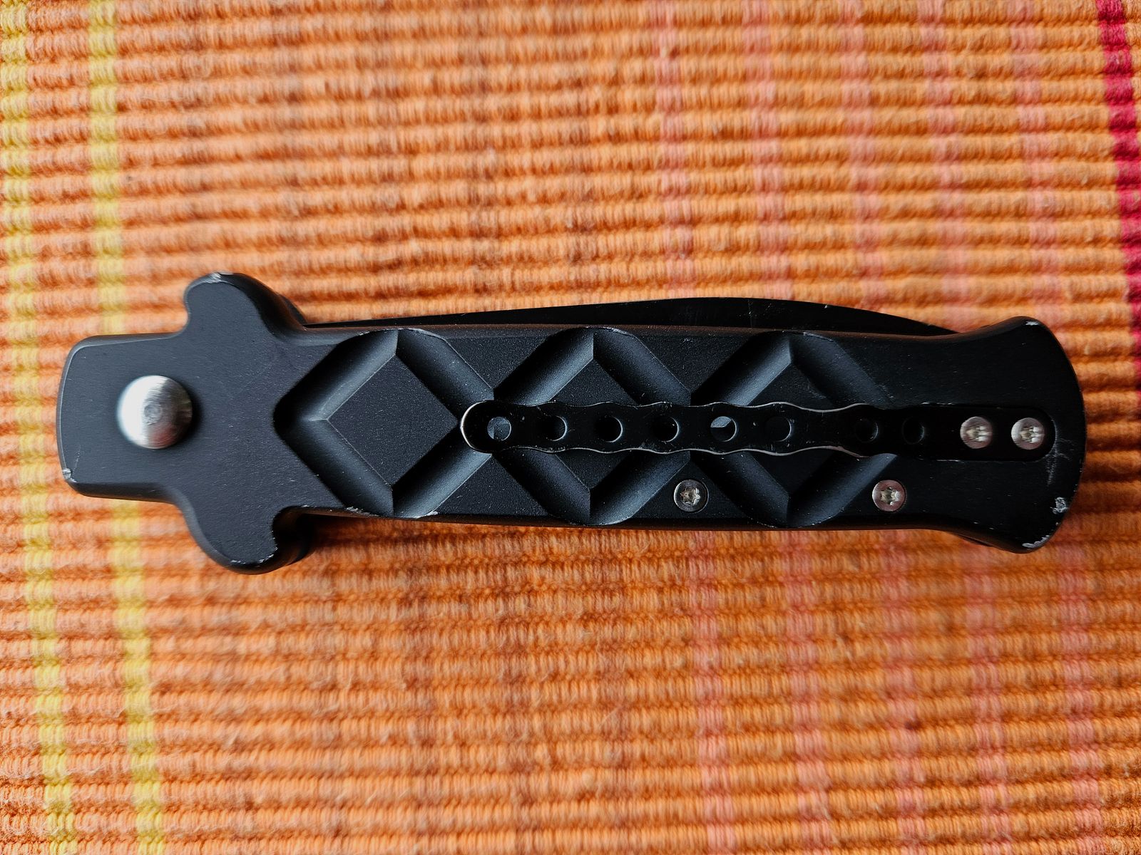 Beltrame Springmesser Coltello Scatto Tattico 3-D Nero schwarz