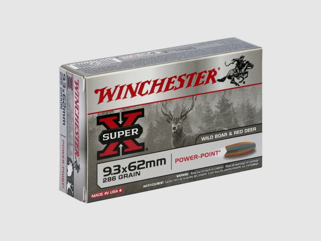 Winchester Power Point ammunition .9.3×62 286gr, image 1 of 5