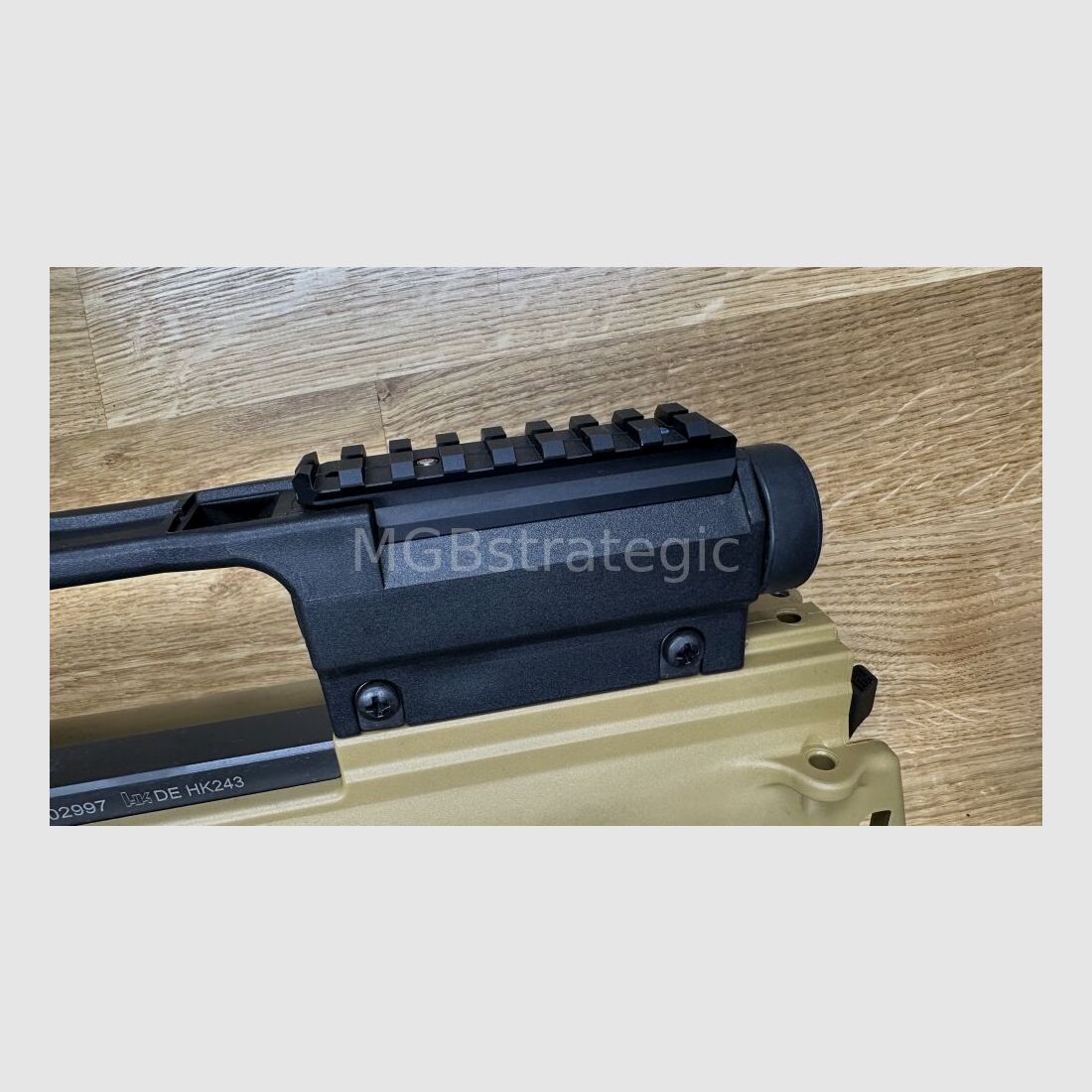 Heckler & Koch HK243 S SAR - Color sand - The civilian G36 sportingly approved! Color sand / with original G36 carrying handle 3x and Picatinny rail