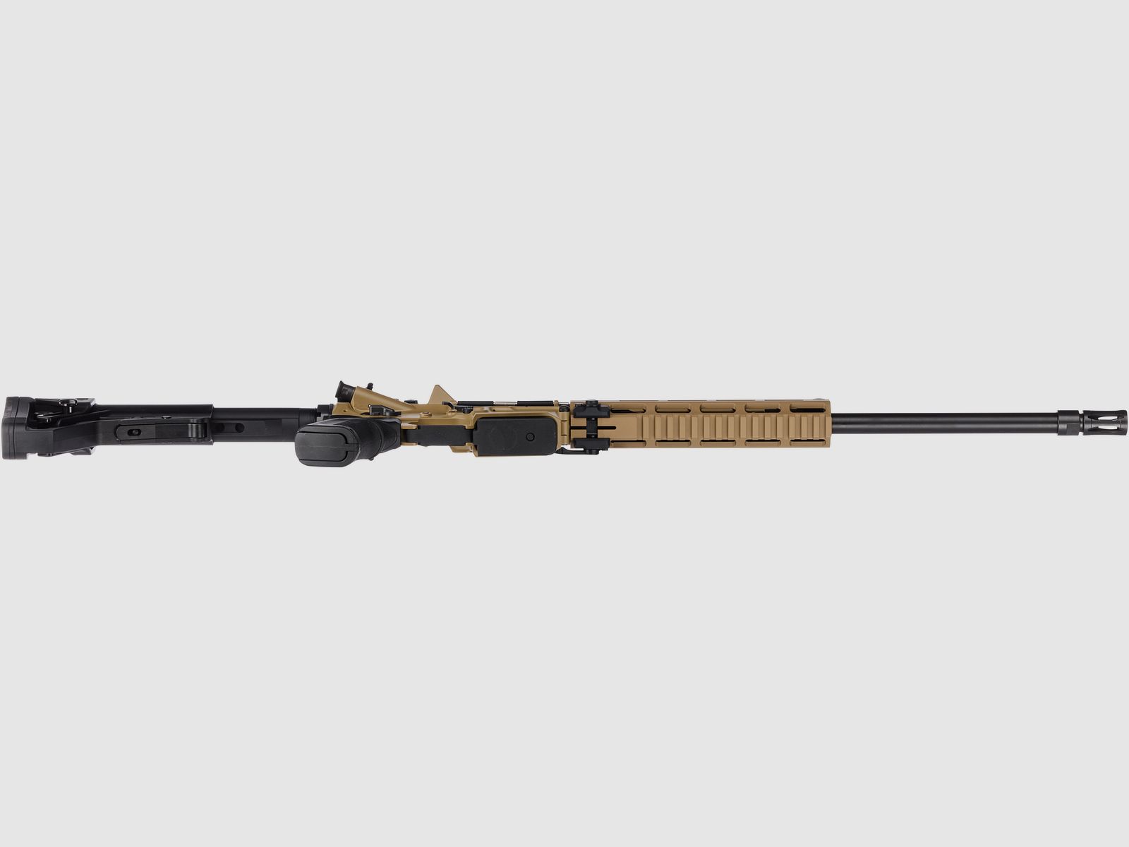 Haenel CR 223 M-LOK Handschutz Lauflnge 423 mm | Direktabzug | Handschutz kurz | Sandfarben | sportlich zugelassen, Kal. .223 Rem.