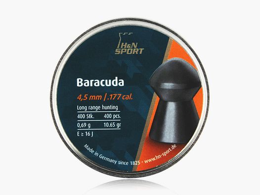 H&N Baracuda Diabolos schwer/glatt 4,5mm / 0,69 g / 400 Stk