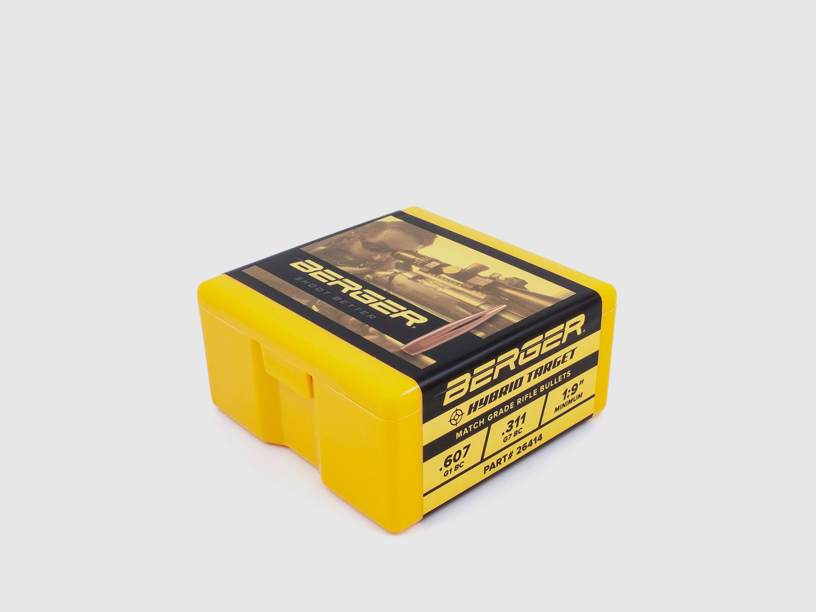 Berger Geschoss 6,5mm/.264 Hybrid Target 140GR 100 Stück