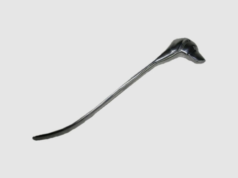 Lovergreen outdoor motif shoehorn dog - aluminum