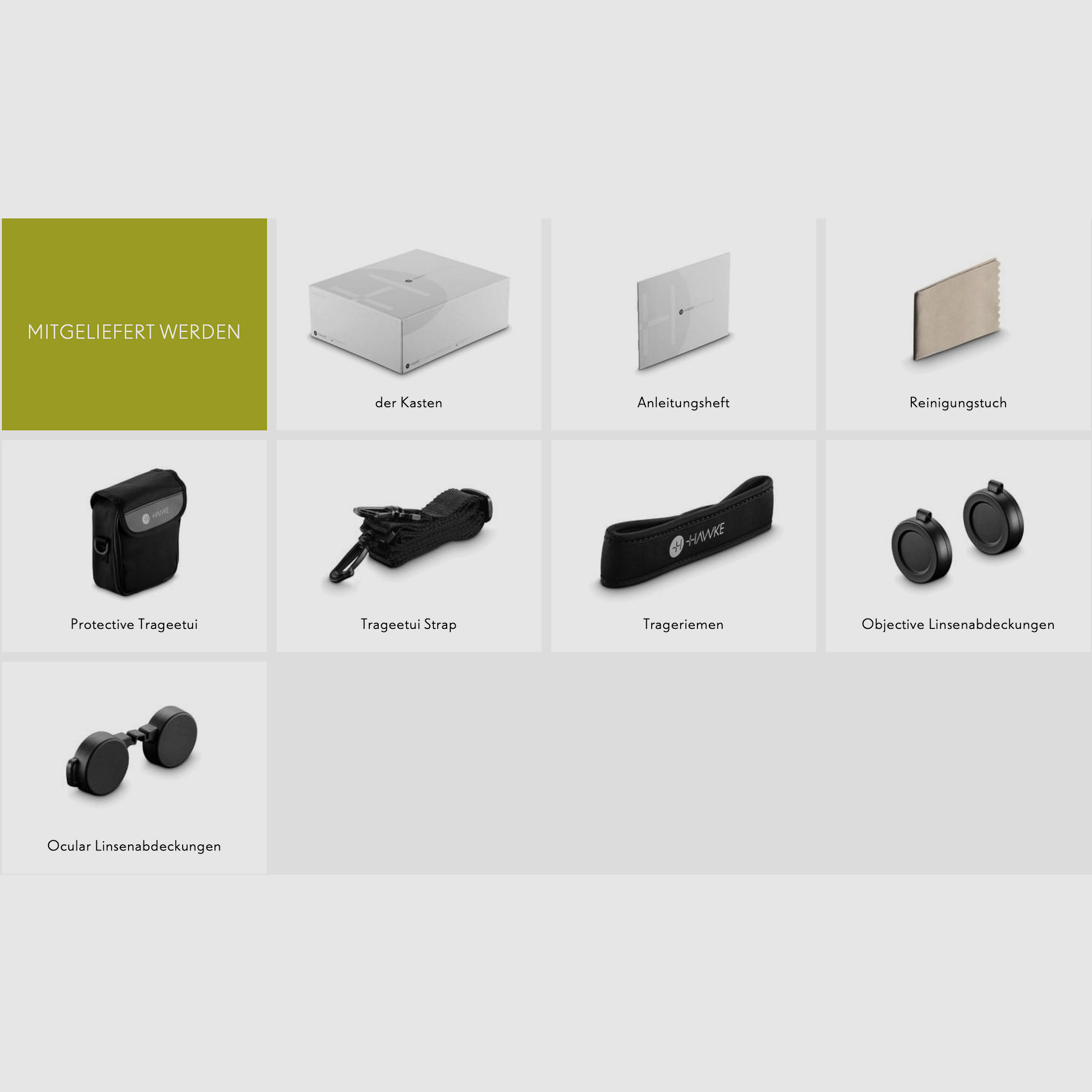 Hawke 35101 Nature Trek 10x32 Fernglas mit Trageriemen