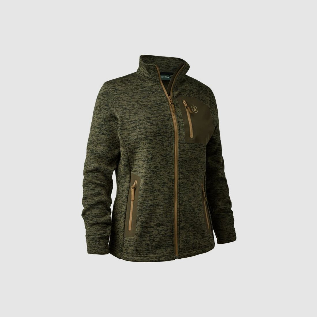 Deerhunter Lady Sarek Strickjacke Olive night melange