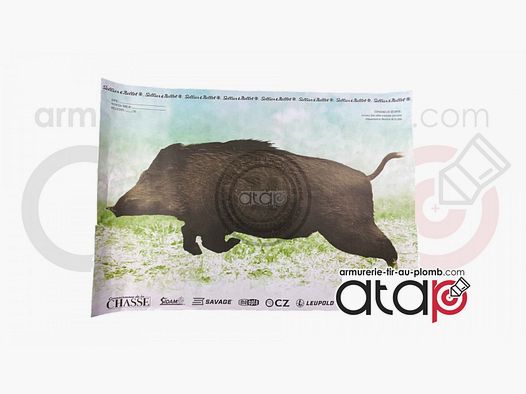 Competition Target Wild Boar 60 x 80 cm