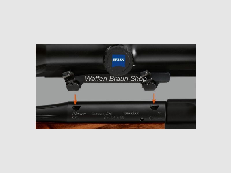 Blaser saddle mounting S&B convex