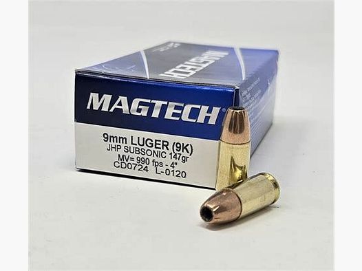 Magtech Magtech 9 mm 147 grs JHP ( #9K )