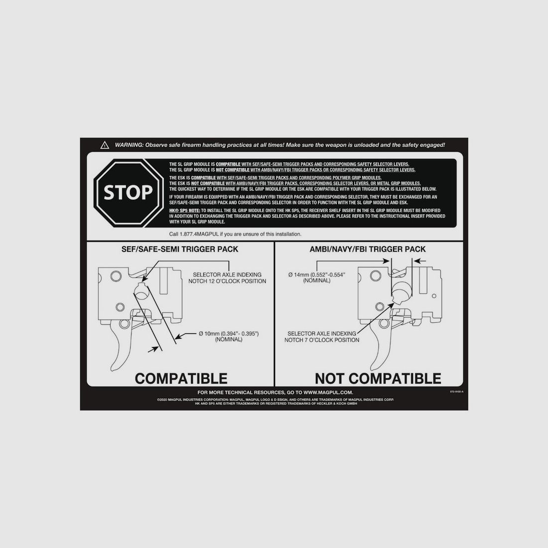 Magpul ESK Selector SL Grip Module & HK Polymer Trigger Housings, Bild 4 von 4