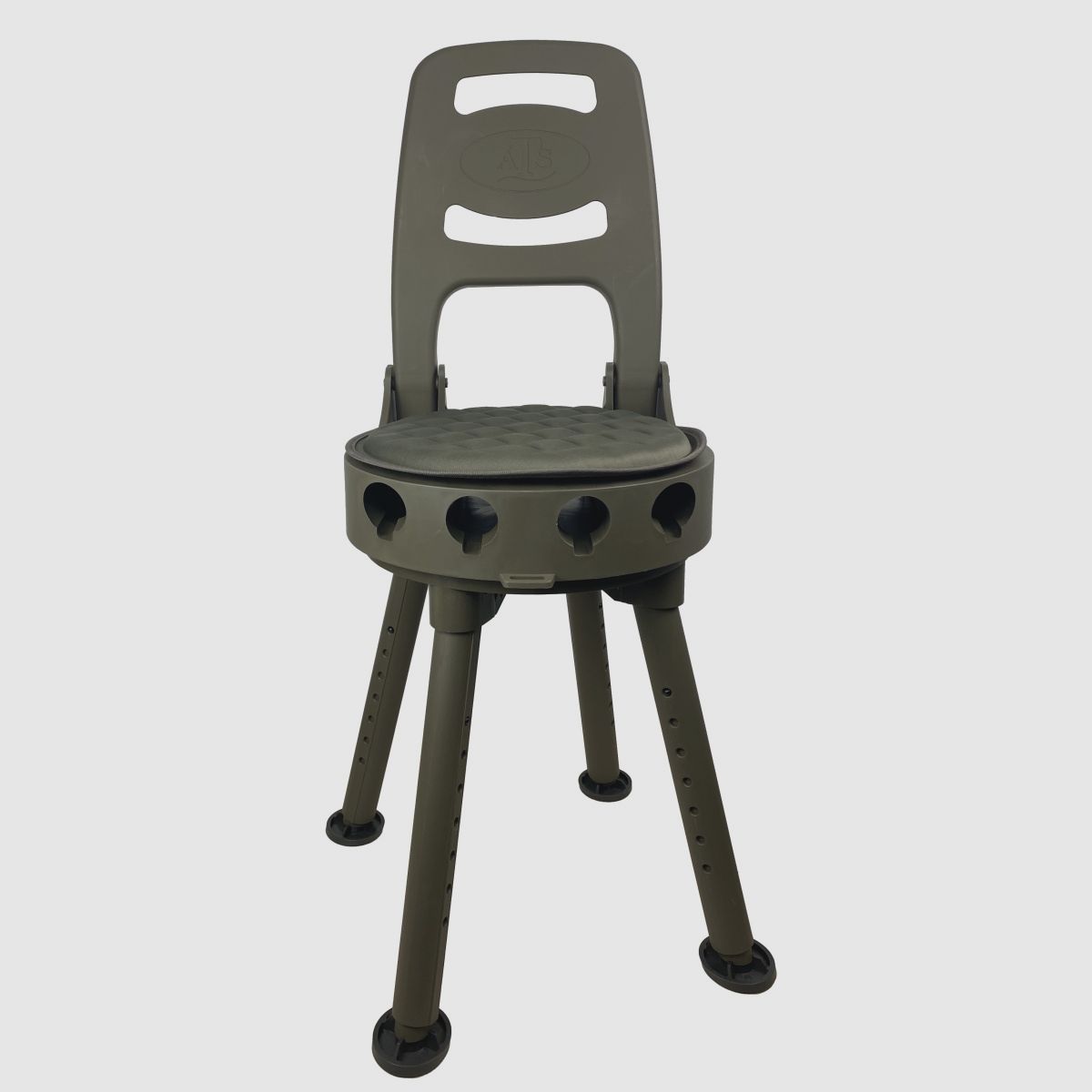 QUAKE Jagdstuhl 360° drehbar Olive