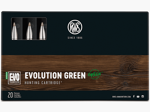 RWS 8x57 JRS Evo Green 139gr. - 20 pz