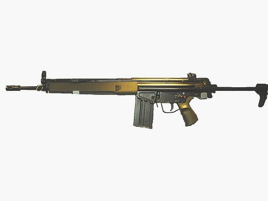 Originele Griff & Trapezhandschoen voor H&K G3A4 beide kleur afgestemd in NATO Groen en geschikt voor een bipod // G3 en klonen handgreep + pistoolgreep / G3A3 G3SG1 MKE T41 HK91 VFC Co2 Umarex