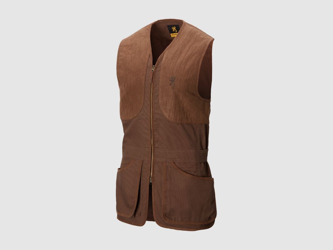 Elite schietvest donkerbruin