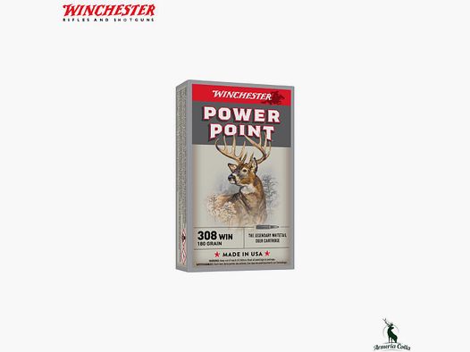Winchester Munition Power Point 180gr Kal. .308 Win.